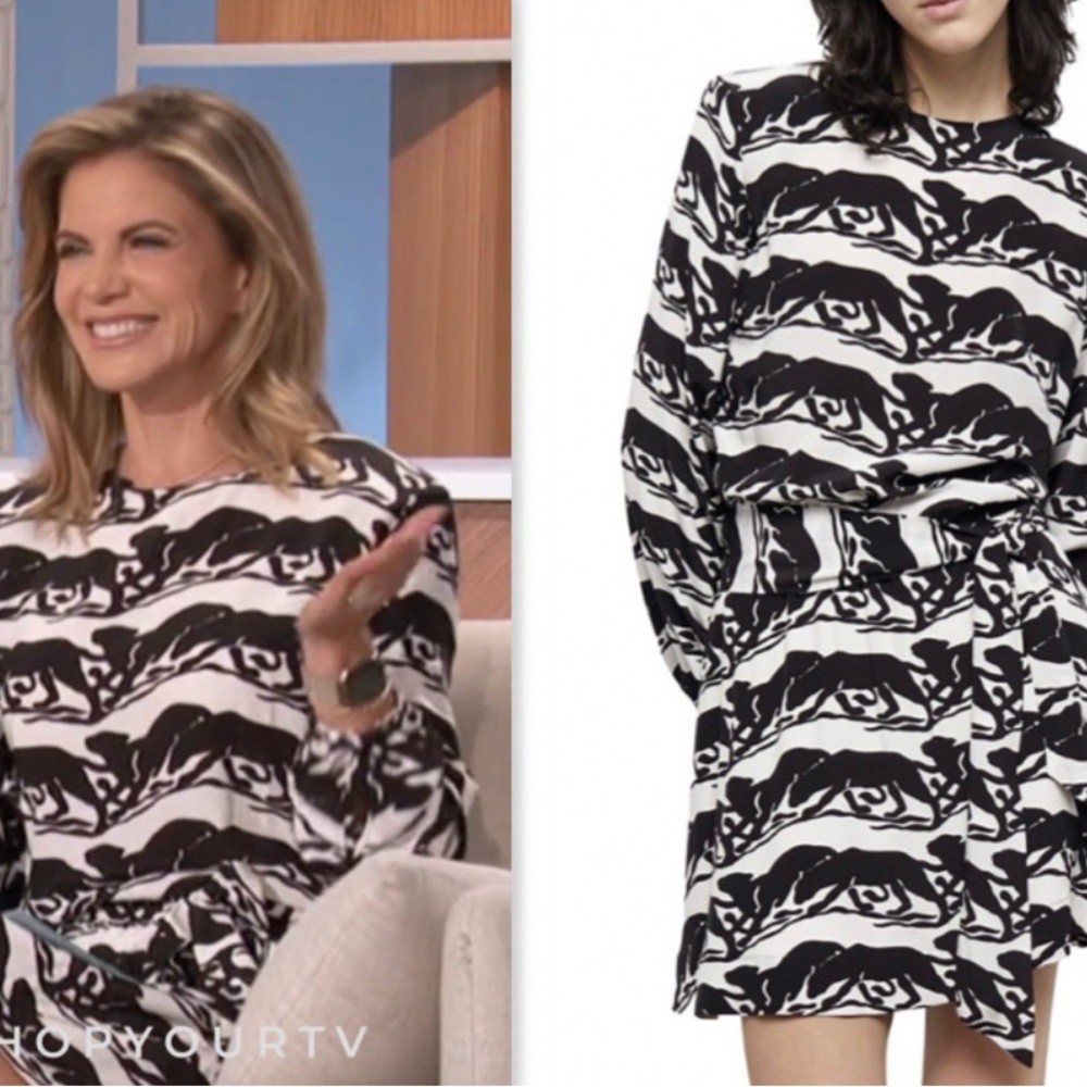 The Kooples Wild Panther Print Dress